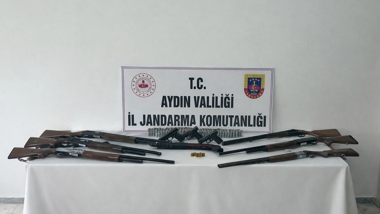 Didim’de ruhsatsız silah operasyonu: 7 kişi gözaltında