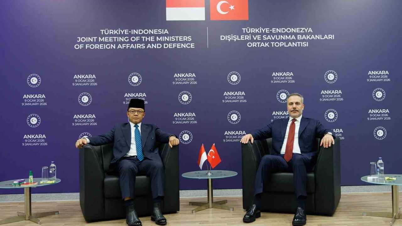 Dışişleri Bakanı Fidan, Endonezya Bakanı Sugiono ile Ankara'da Görüştü