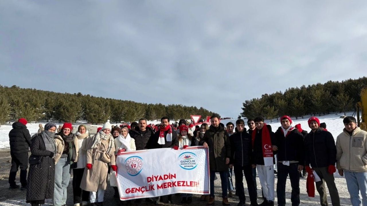 Diyadin Gençleri Allahuekber Dağları'nda Sarıkamış Şehitlerini Andı