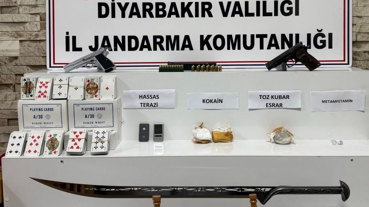 Diyarbakır'da jandarma uyuşturucu operasyonu: 6 gözaltı