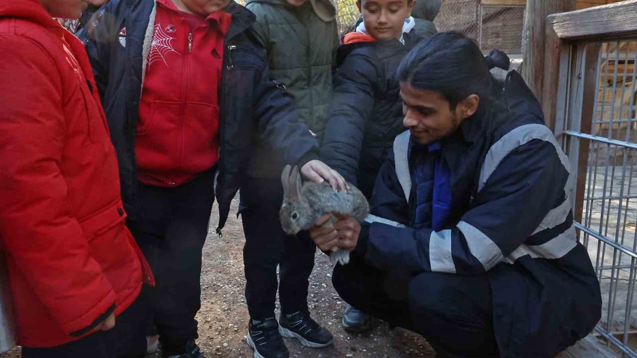 Doğal Yaşam Parkı'nda çocuklara doğa ve hayvan sevgisi