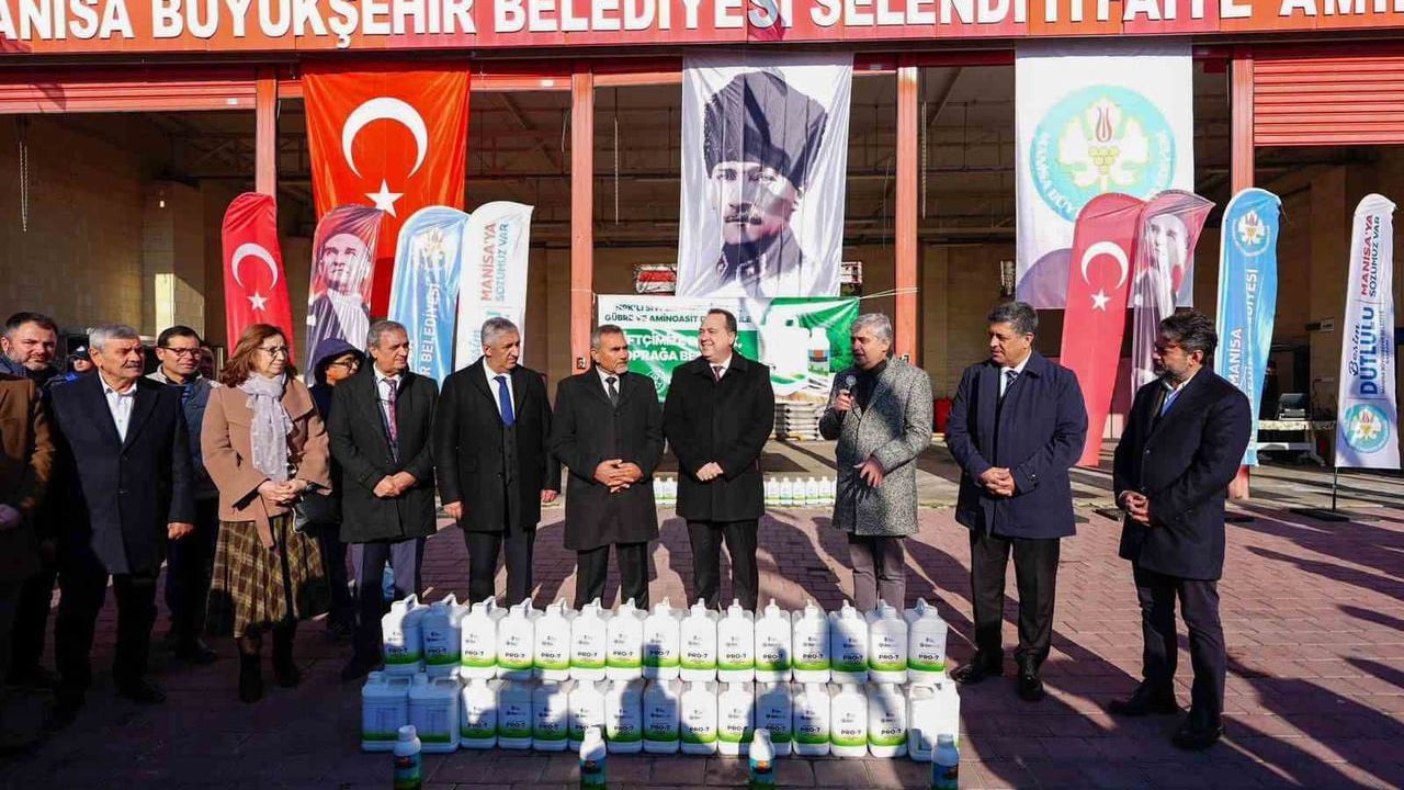 Don zararına karşı Manisa Büyükşehir’den üreticiye destek