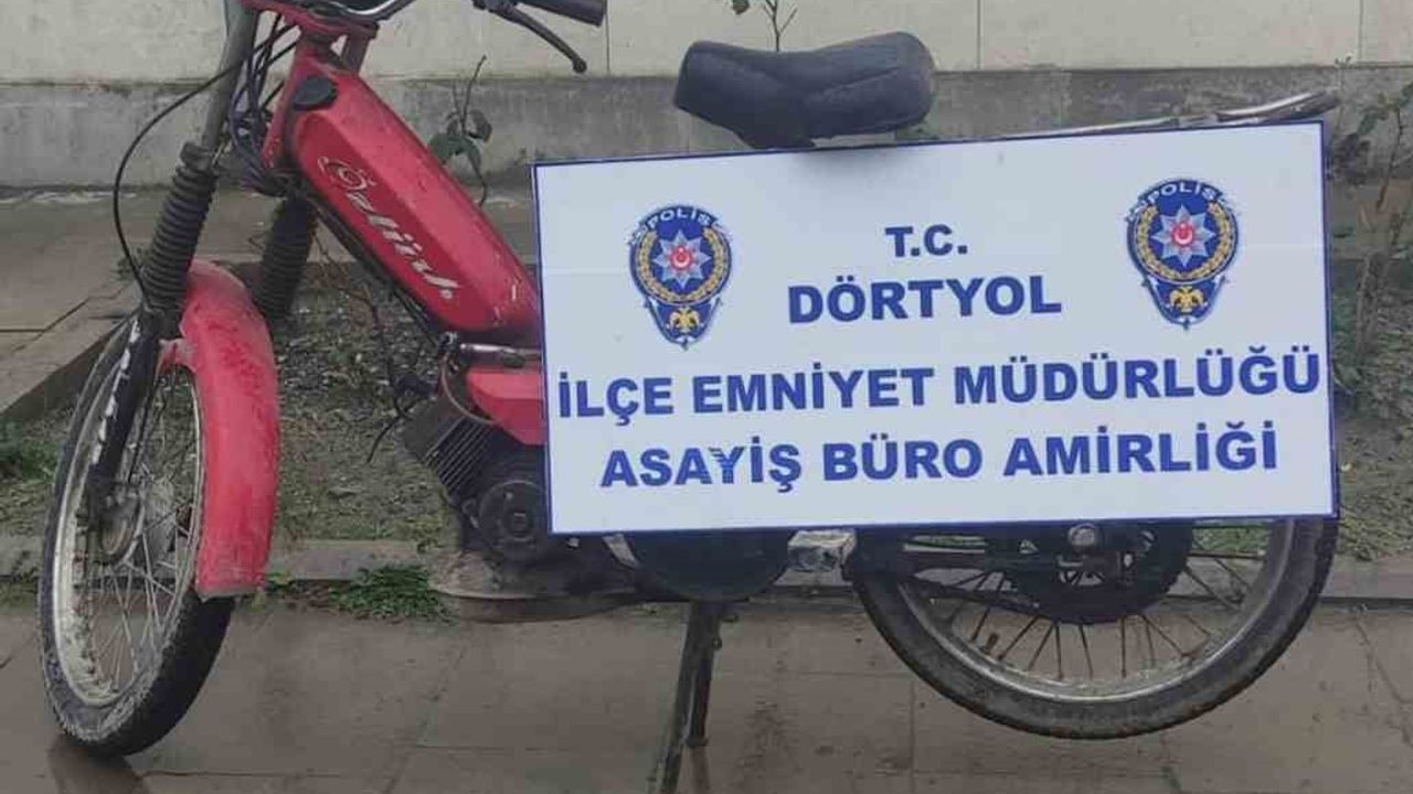 Dörtyol’da motosiklet hırsızlığı zanlısı tutuklandı