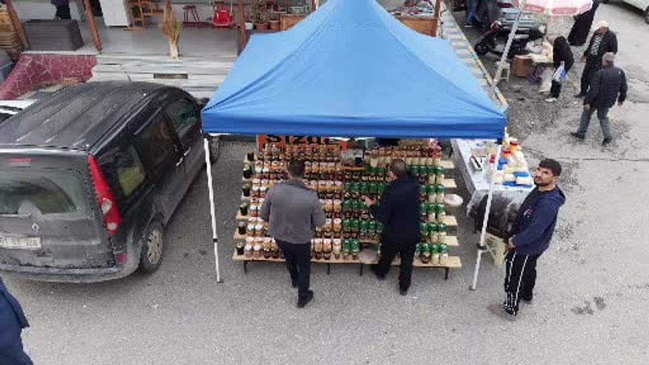 Düzce'de 'beyaz bal' olarak bilinen kristalize bal