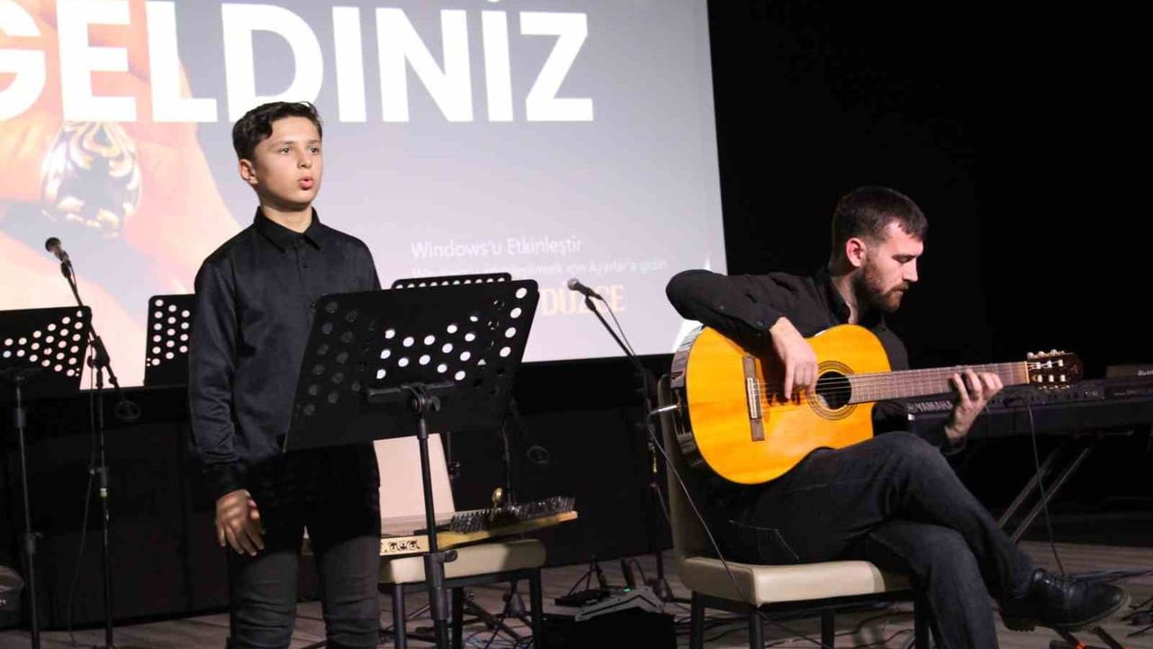 Düzce'de ÇEDES Projesi Kapsamında Tasavvuf Musikisi Konseri