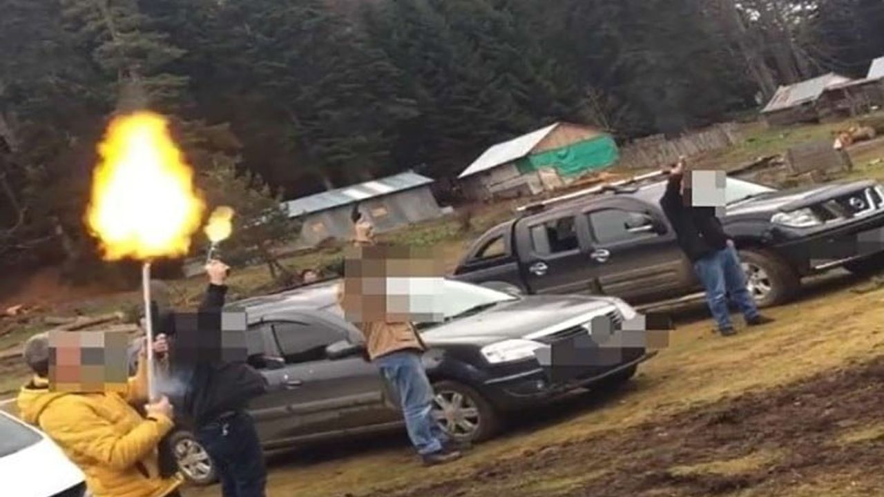 Düzce'de havaya ateş eden ve görüntü paylaşan 8 şüpheli yakalandı