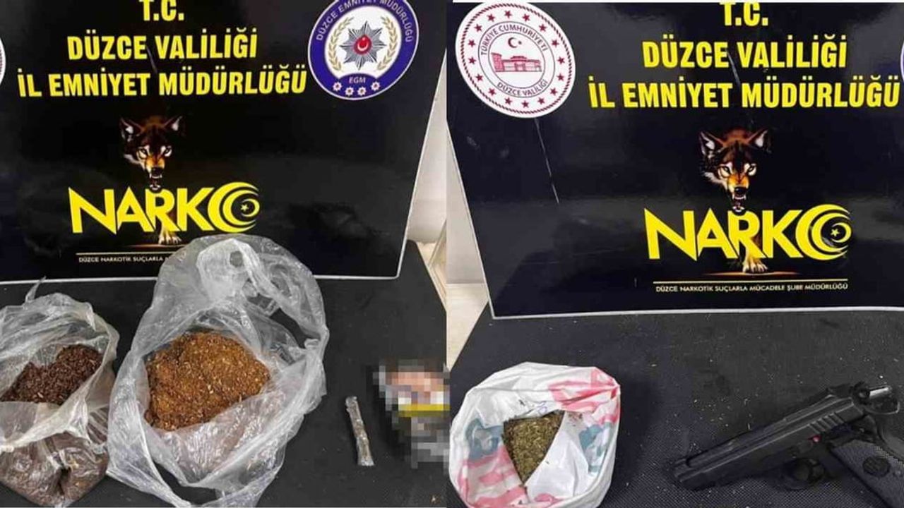 Düzce'de uyuşturucu operasyonu: 2 kişi tutuklandı