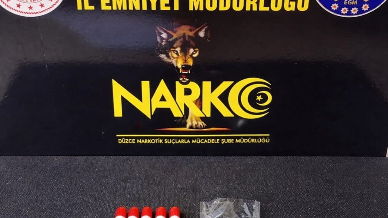 Düzce'de uyuşturucu operasyonunda 1 tutuklama