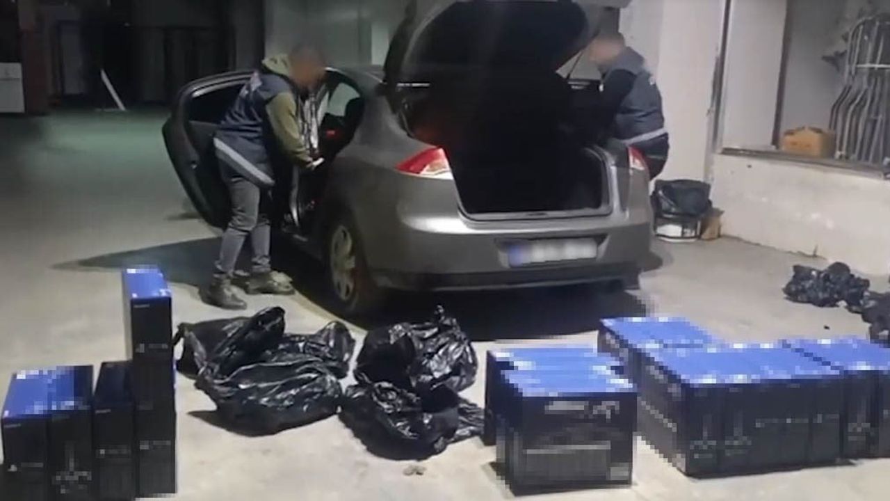 Edirne'de 2 milyon TL değerinde kaçak ürün operasyonu