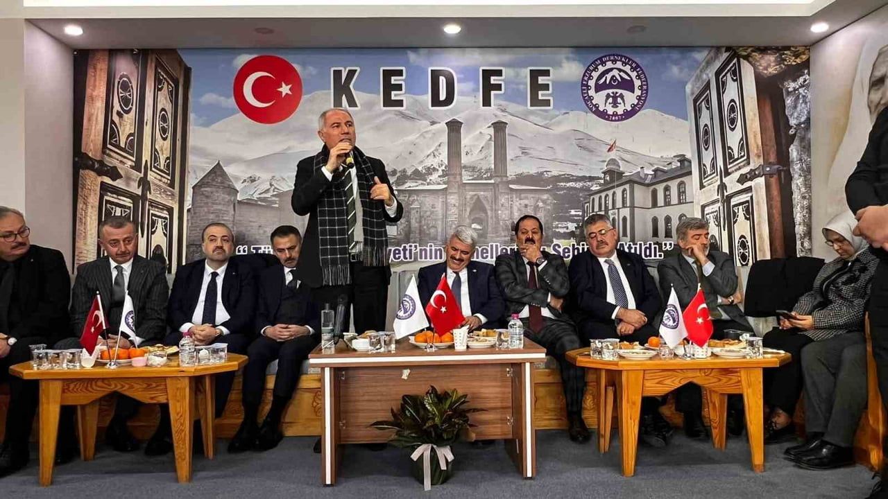Efkan Ala'dan Kocaeli Erzurum Dernekler Federasyonu'na ziyaret