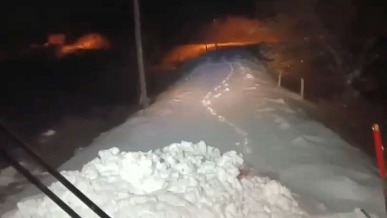 Elazığ'da karla mücadele: 67 köy yolunu açma çalışmaları sürüyor