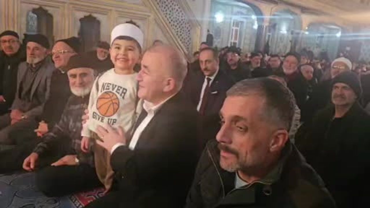 Elazığ’da Miraç Kandili İzzetpaşa Camii’nde idrak edildi