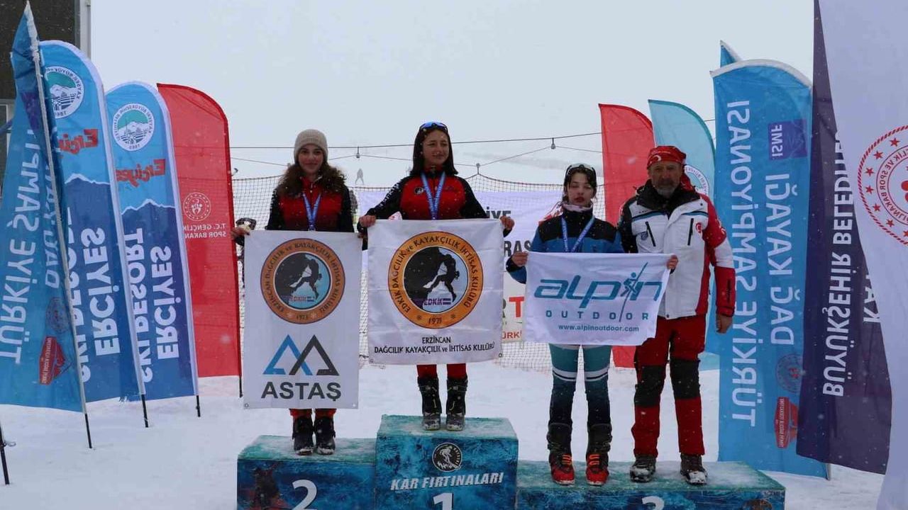 Erciyes'te Dağ Kayağı Gençler-Büyükler Türkiye Şampiyonası tamamlandı