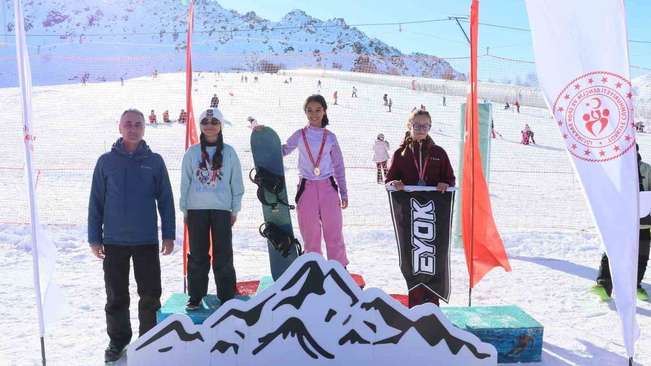 Erciyes'te Snowboard İl Birinciliği Sona Erdi