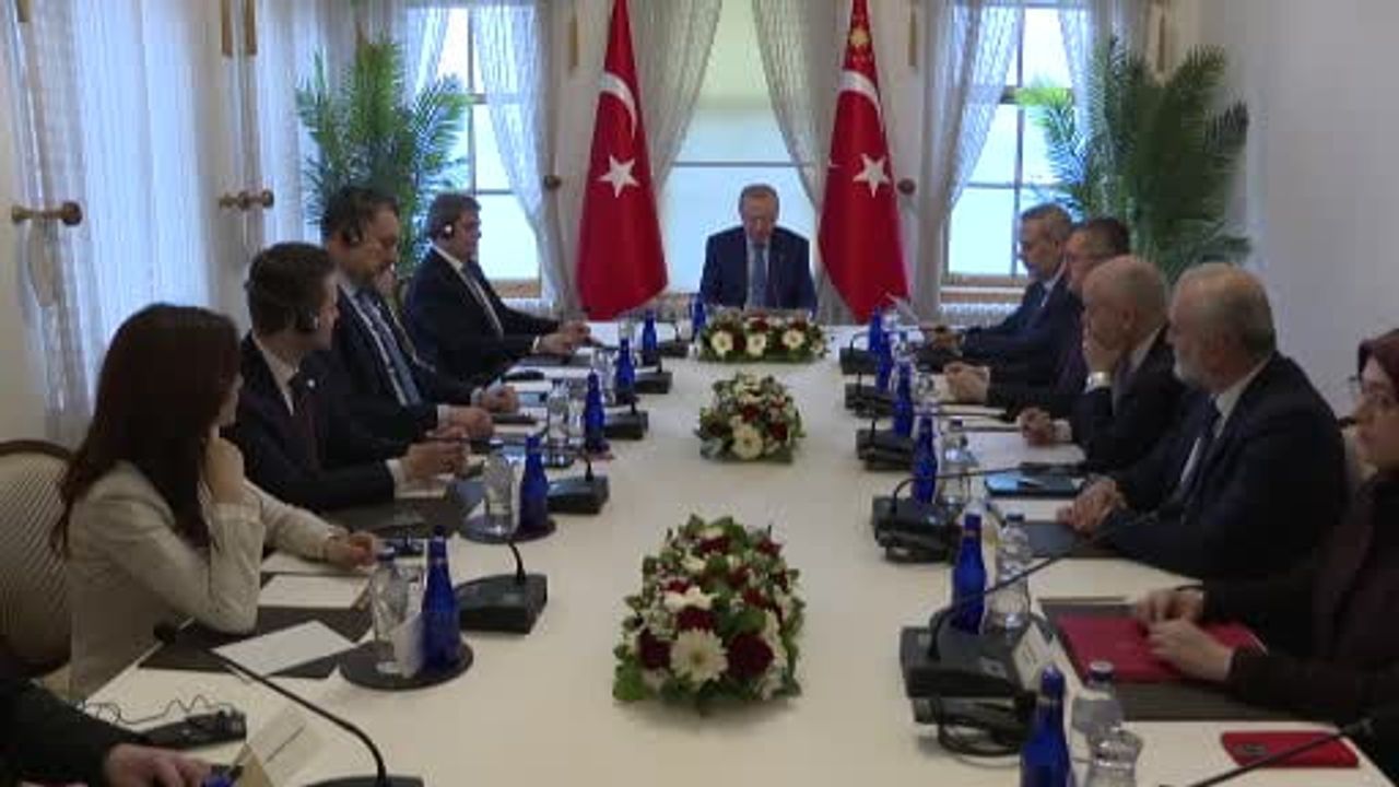 Erdoğan, Balkan ülkelerinin dışişleri bakanlarını kabul etti