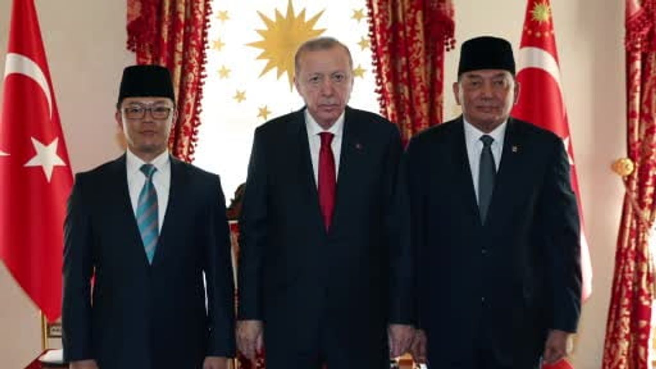 Erdoğan, Endonezyalı Bakanları Dolmabahçe'de Kabul Etti