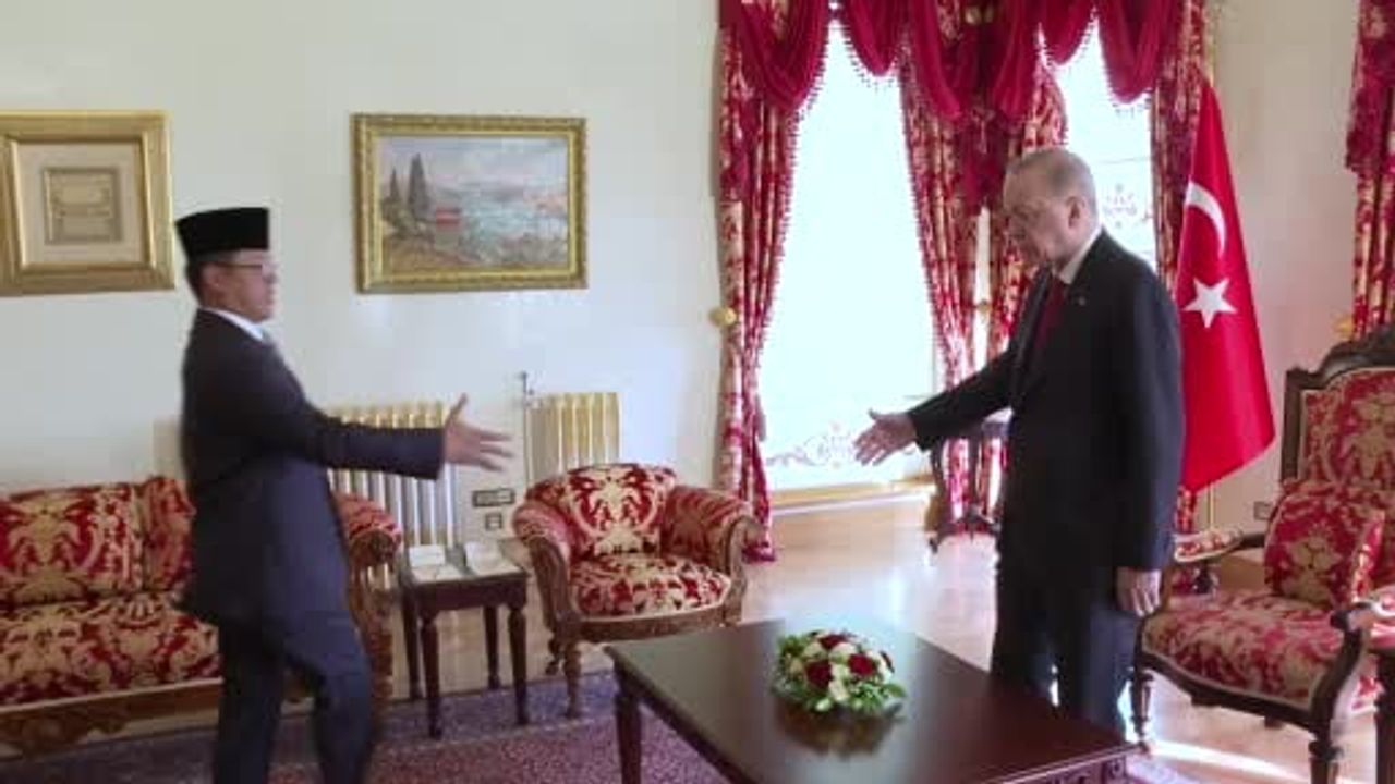 Erdoğan, Endonezyalı Dışişleri ve Savunma Bakanlarını Kabul Etti