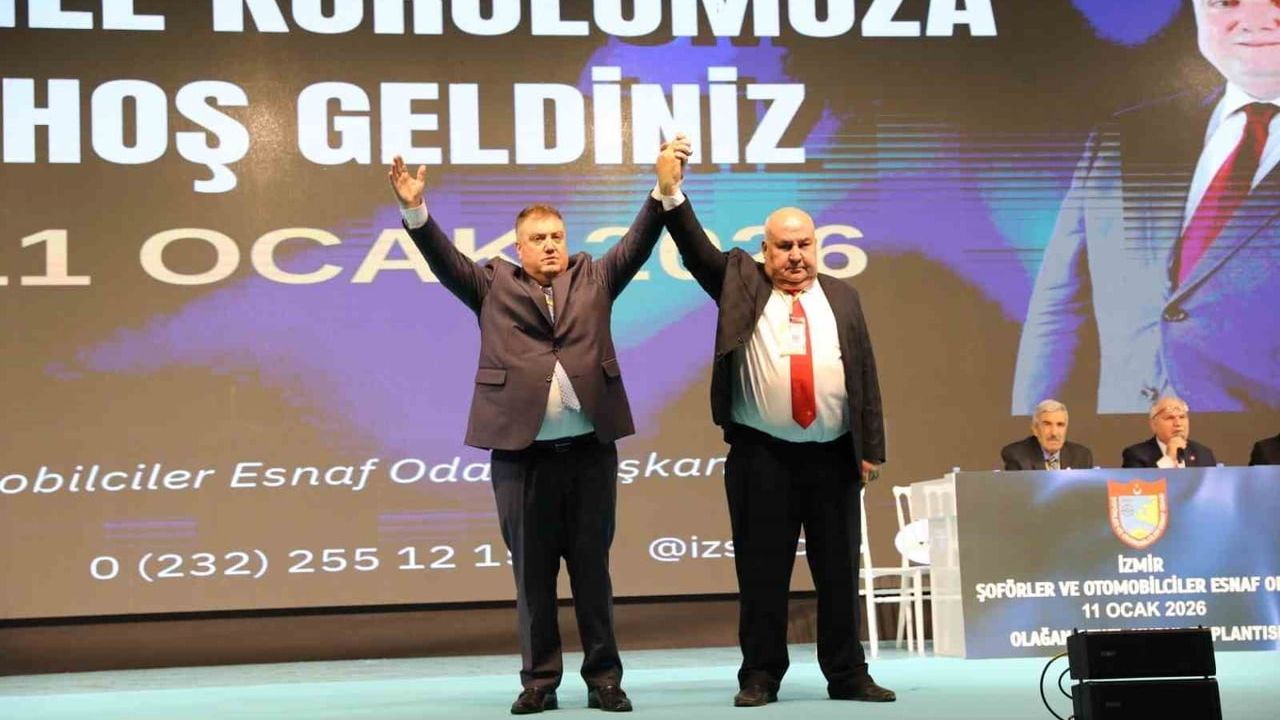 Erkan Özkan yeniden İzmir Şoförler ve Otomobilciler Esnaf Odası Başkanı