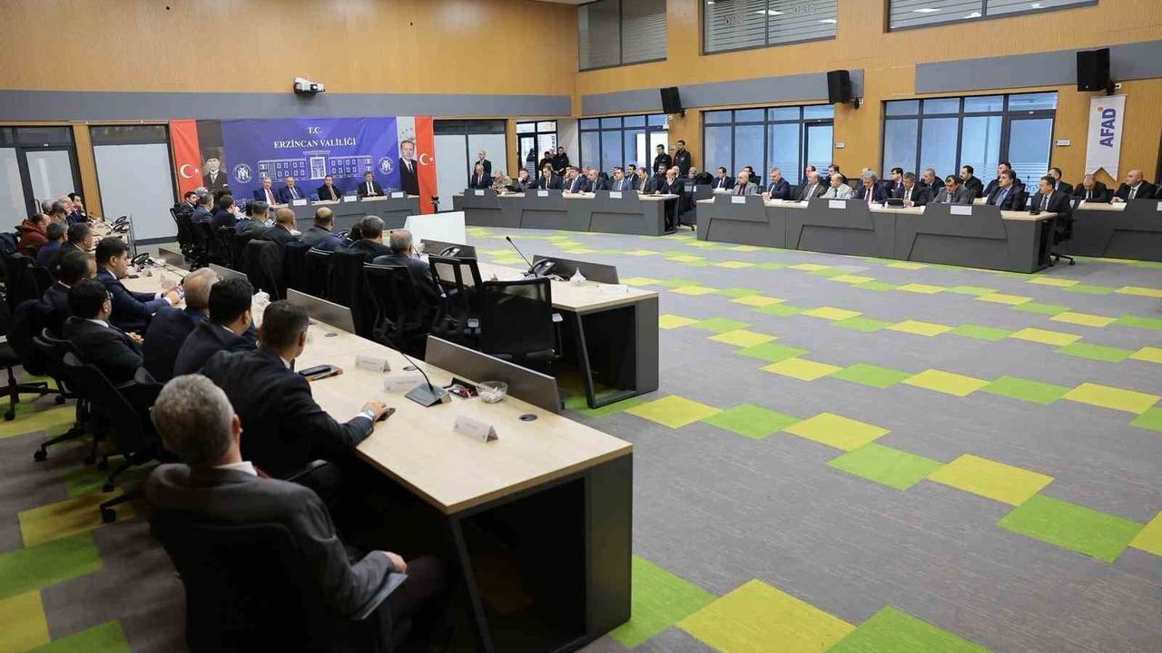 Erzincan'da 2026 Yılı 1. İl Koordinasyon Kurulu Toplantısı