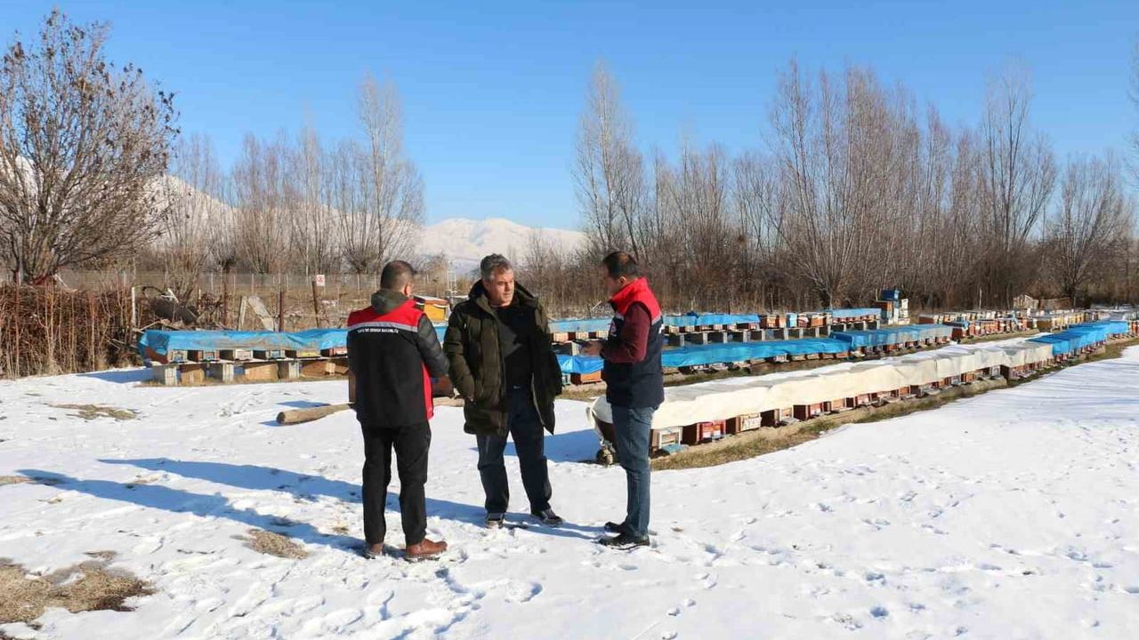 Erzincan'da arıcılığa destek sürüyor