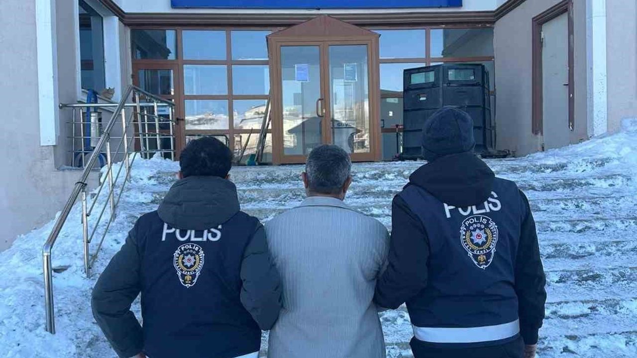 Erzurum'da hakkında 13 yıl 9 ay hapis cezası bulunan M.N.İ yakalandı