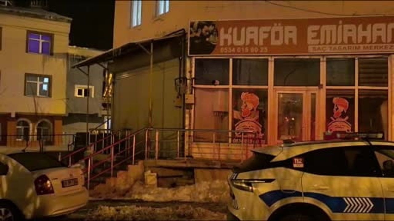 Erzurum'da kasap dükkanına silahlı saldırı: Yunusemre Mahallesi'nde panik