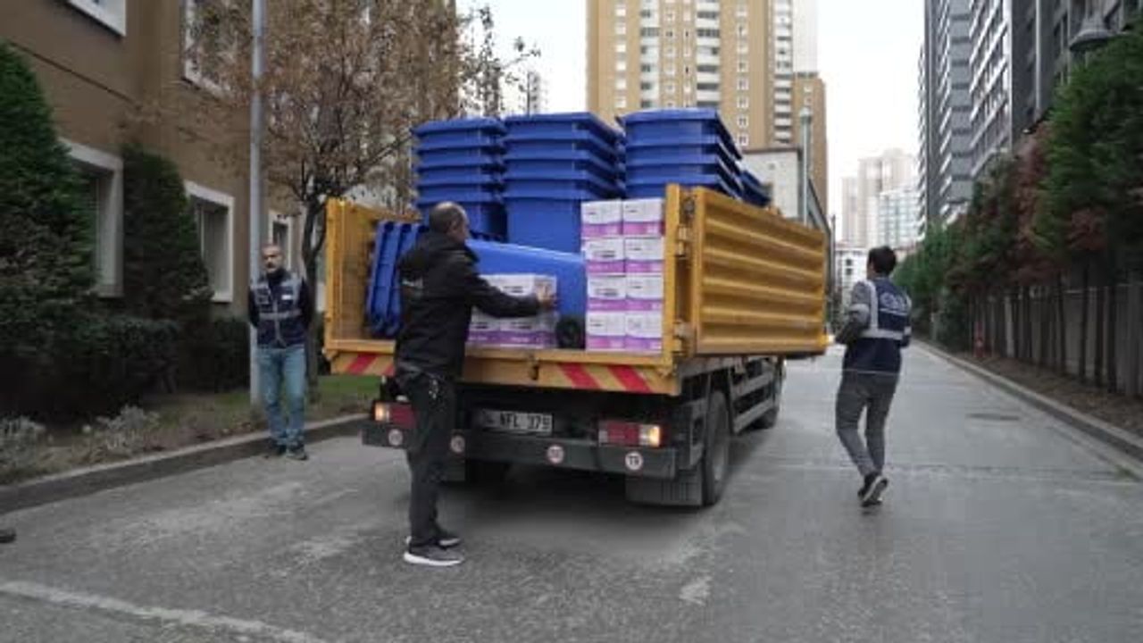 Esenyurt’te geri dönüşüm çalışmaları Solarkent Sitesi’ne ulaştı