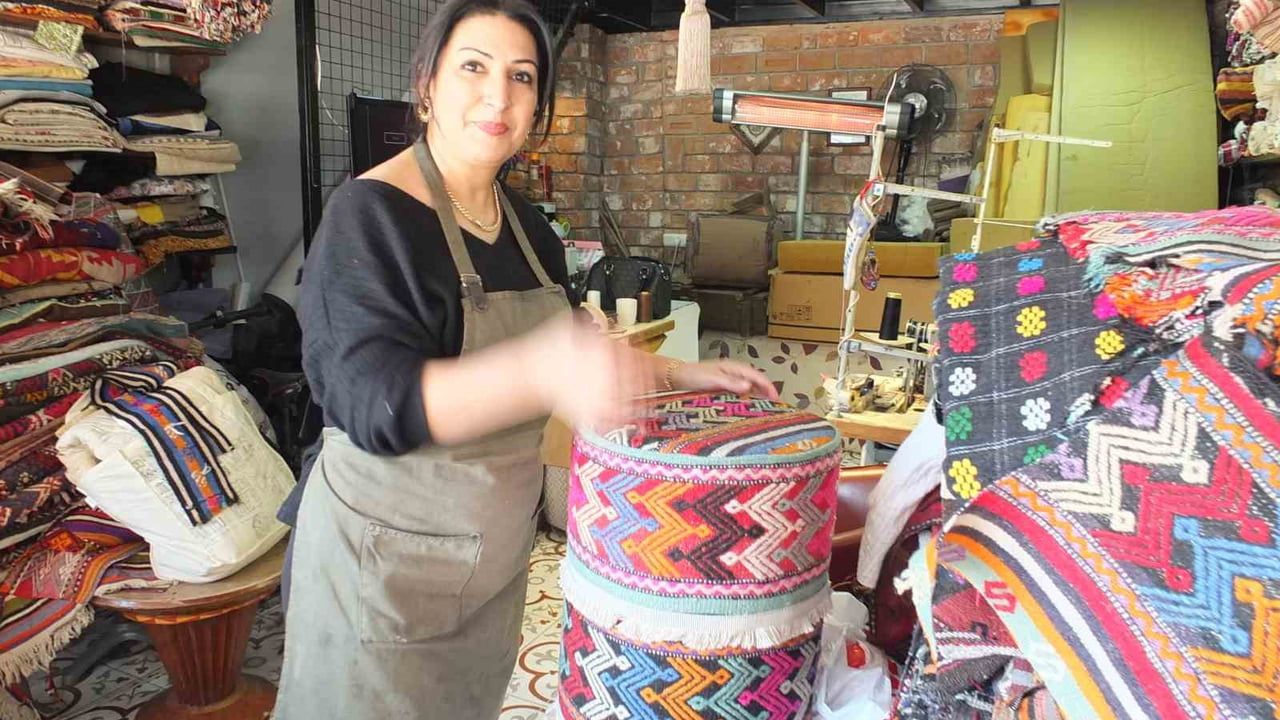 Eski Halı ve Kilimleri Ekonomiye Kazandıran Atölye