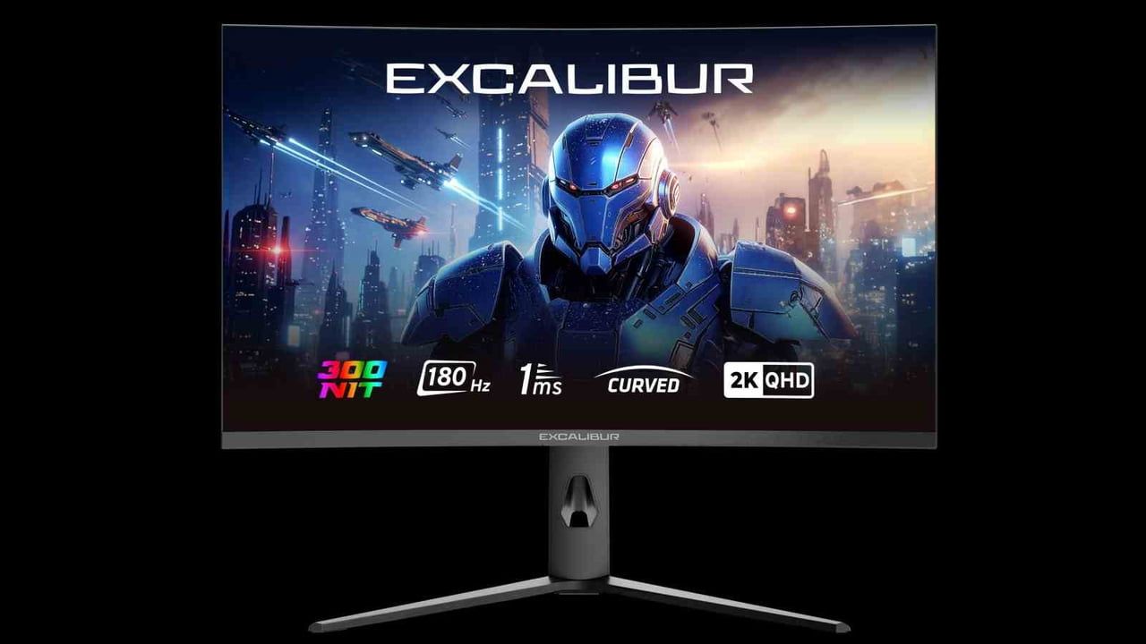 Excalibur 31,5'' Kavisli 2K 180Hz Oyuncu Monitörü