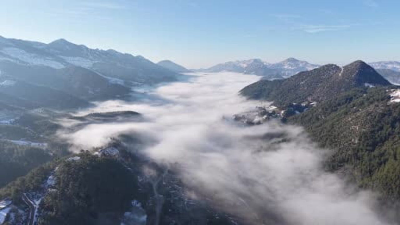 Feke'de Sabah Sisi Kızılçam Ormanlarını Büyüledi