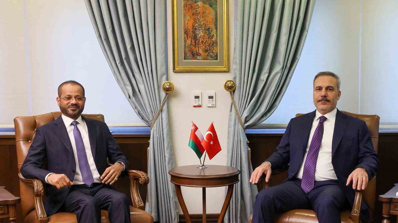 Fidan, Umman Dışişleri Bakanı Al Busaidi ile Ankara'da Görüştü