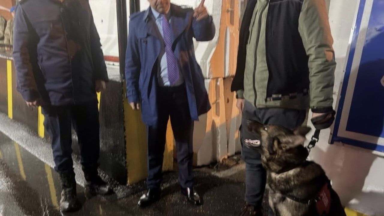 Gazipaşa Kaymakamı Selami Korkutata yılbaşı gecesi ekipleri ziyaret etti