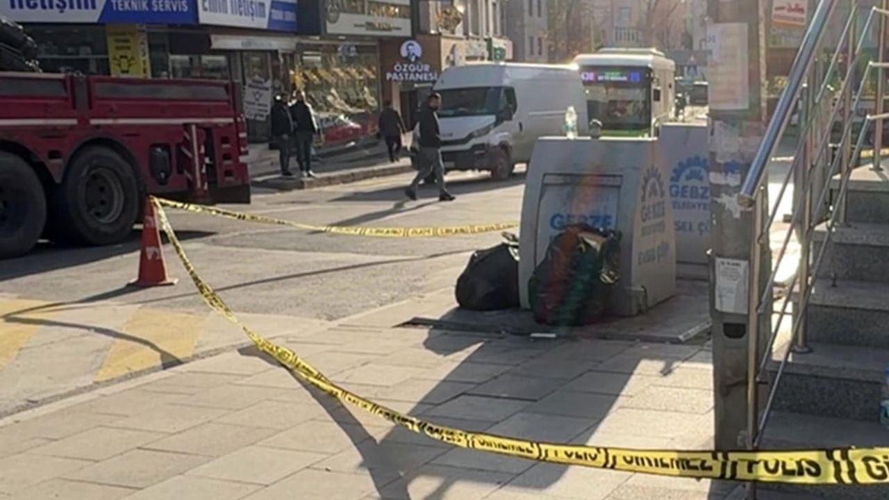 Gebze'de husumet cinayete teşebbüs: Duraktaki kadın da yaralandı, zanlı tutuklandı