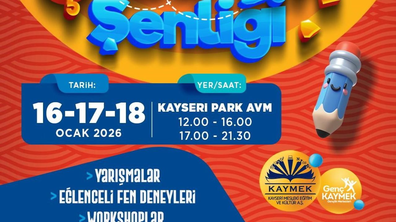 Genç KAYMEK Çocuk Şenliği Kayseri'de — Yarıyıl Tatili Etkinliği