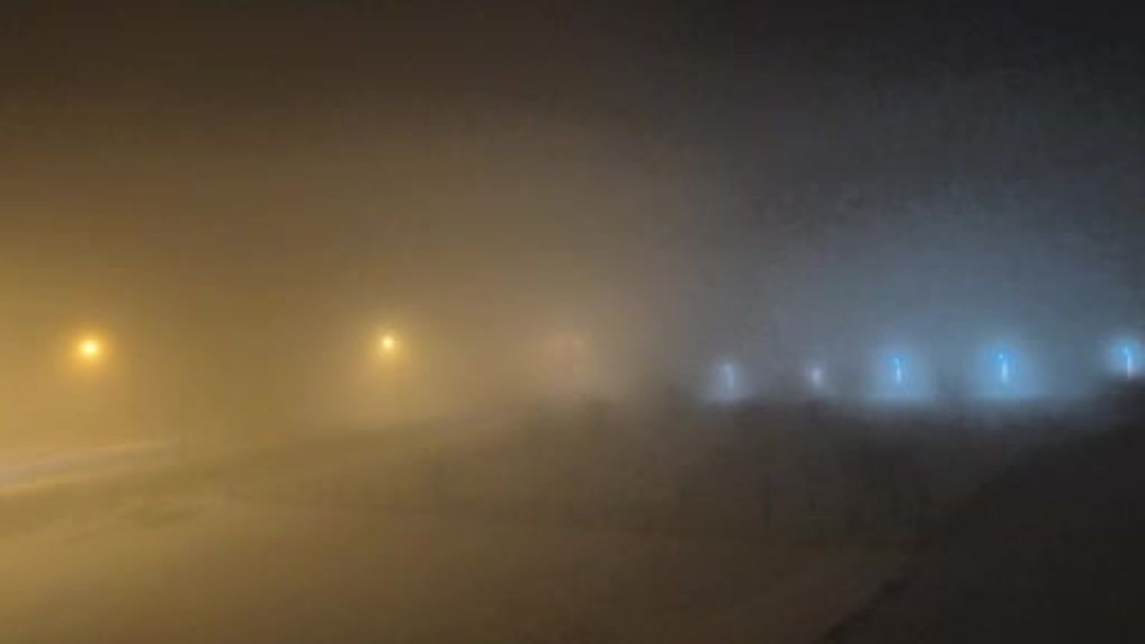 Gercüş’te yoğun sis ulaşımı olumsuz etkiledi