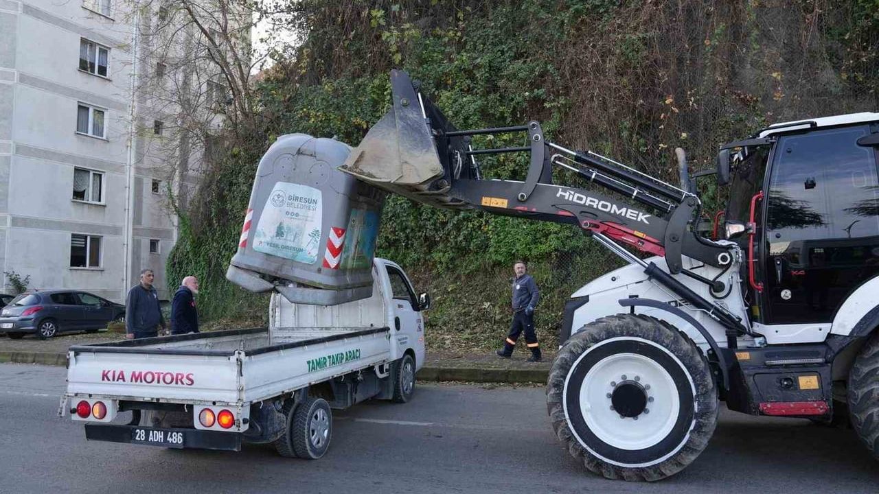 Giresun Belediyesi'nden çöp toplamada yeni tasarruf hamlesi