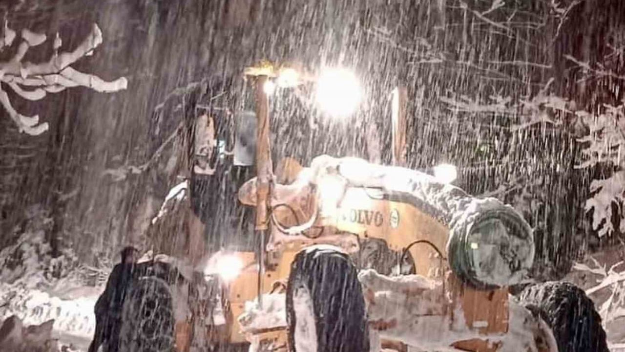 Giresun'da 367 köy yolu kar nedeniyle ulaşıma kapandı