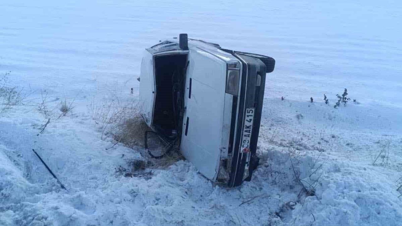 Gölbaşı’nda kaygan zeminde kaza: 1 yaralı