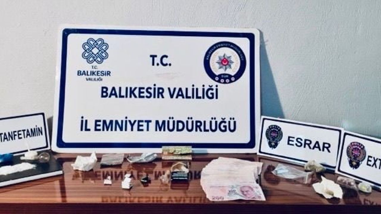 Gönen’de yılbaşı denetiminde uyuşturucu operasyonu: 6 şüpheli gözaltına alındı