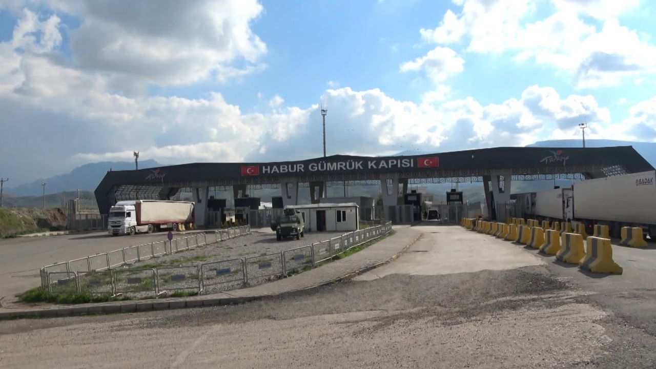 Habur Gümrük Kapısı ihracatta rekor kırdı