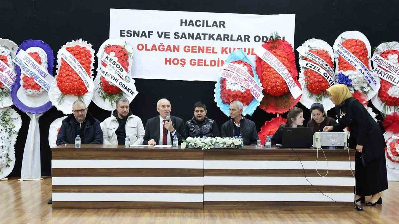 Hacılar Esnaf ve Sanatkârlar Odası'nda Yeni Dönem: Ali Rıza Kayar Başkan
