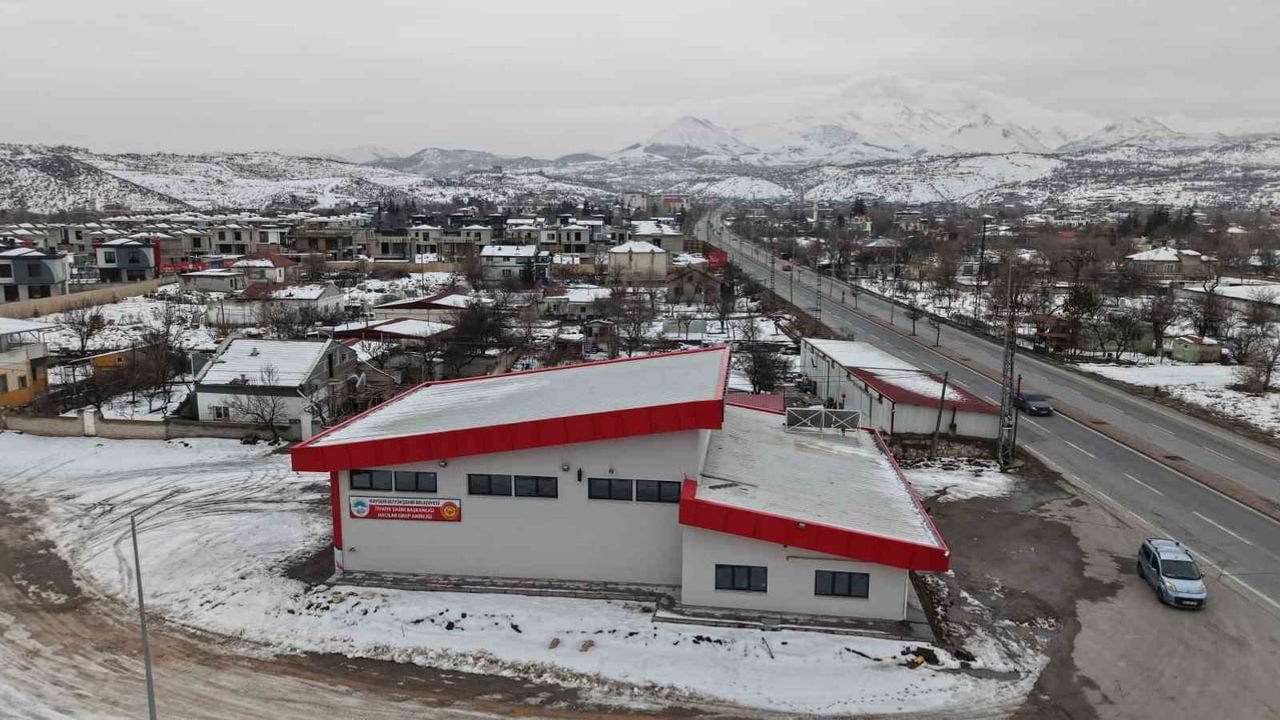 Hacılar İtfaiye Grup Amirliği binası açılışa hazırlanıyor