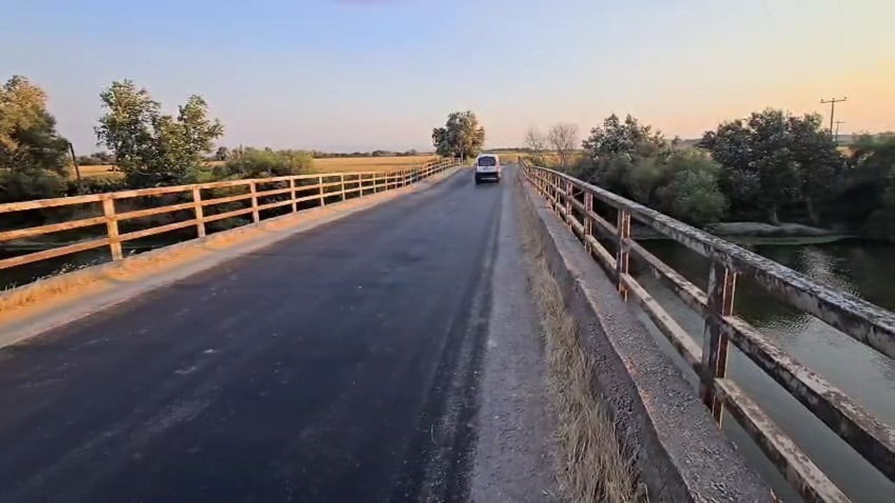 Harmanlı Köprüsü trafik geçişine kapatıldı