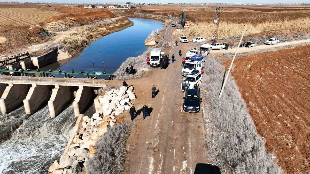 Harran'da sulama kanalına düşen sürücü 13 gündür kayıp