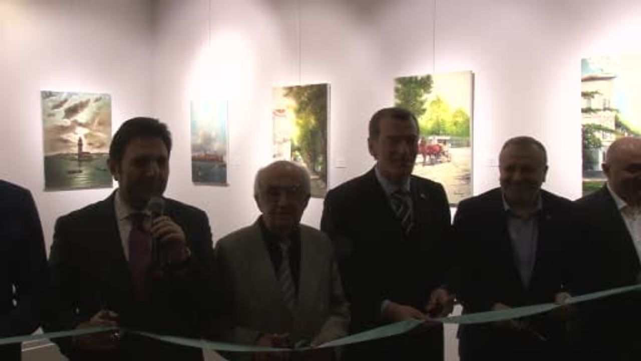 Haşim Şentürk'ün 'Tuval Üzerine İstanbul' sergisi Zeytinburnu'nda