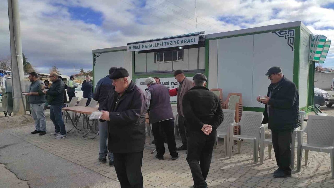 Hüyük Kıreli Mahallesi’ne hayırsever destekli taziye aracı