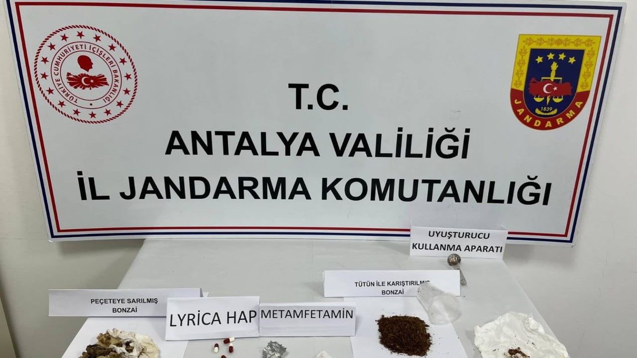 İbradı'da jandarmadan uyuşturucu operasyonu
