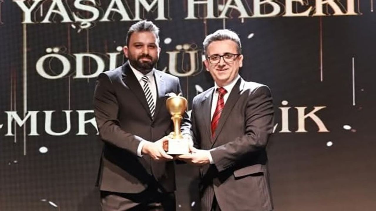 İHA Muhabiri Murat Çelik 'Yılın Yaşam Haberi' Ödülüne Layık Görüldü