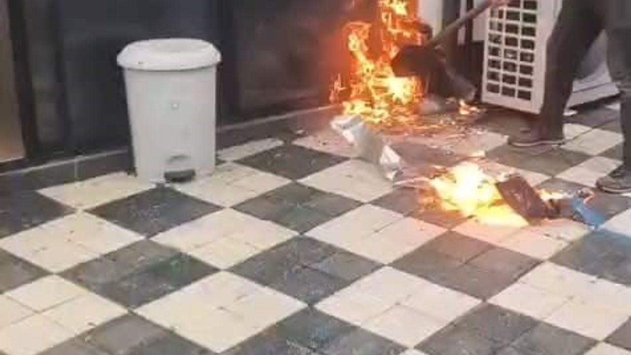 İnegöl'de 2 katlı yazlık evde yangın