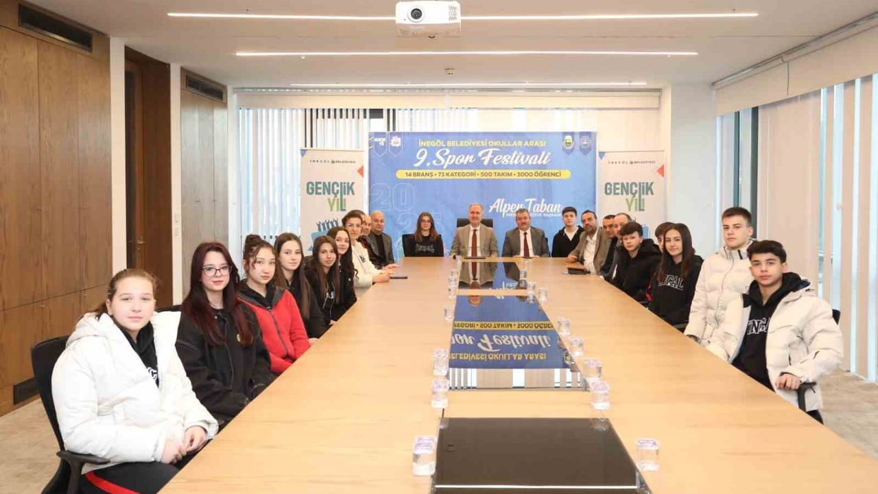 İnegöl’de 9. Okullar Arası Spor Festivali başlıyor